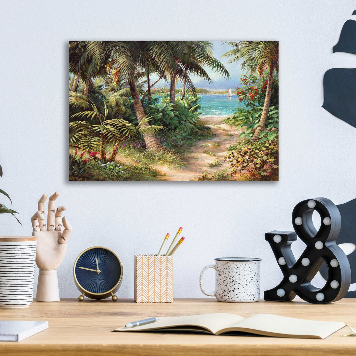 Bahama Sail by Art Fronckowiak - 16x12 acrylic wall art in a room
