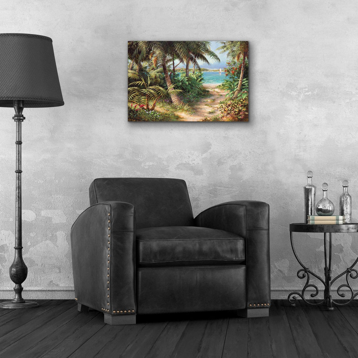 Bahama Sail by Art Fronckowiak - 24x16 acrylic wall art in a room