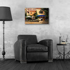 Café Bar by Art Fronckowiak - 24x16 acrylic wall art in a room