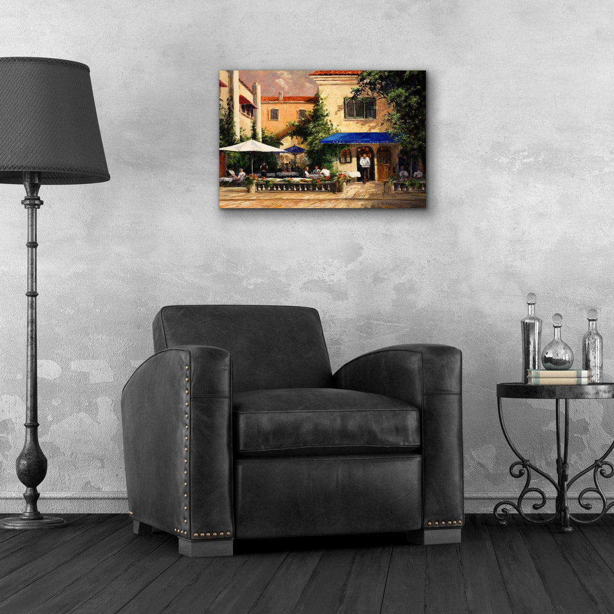 Café Bar by Art Fronckowiak - 24x16 acrylic wall art in a room