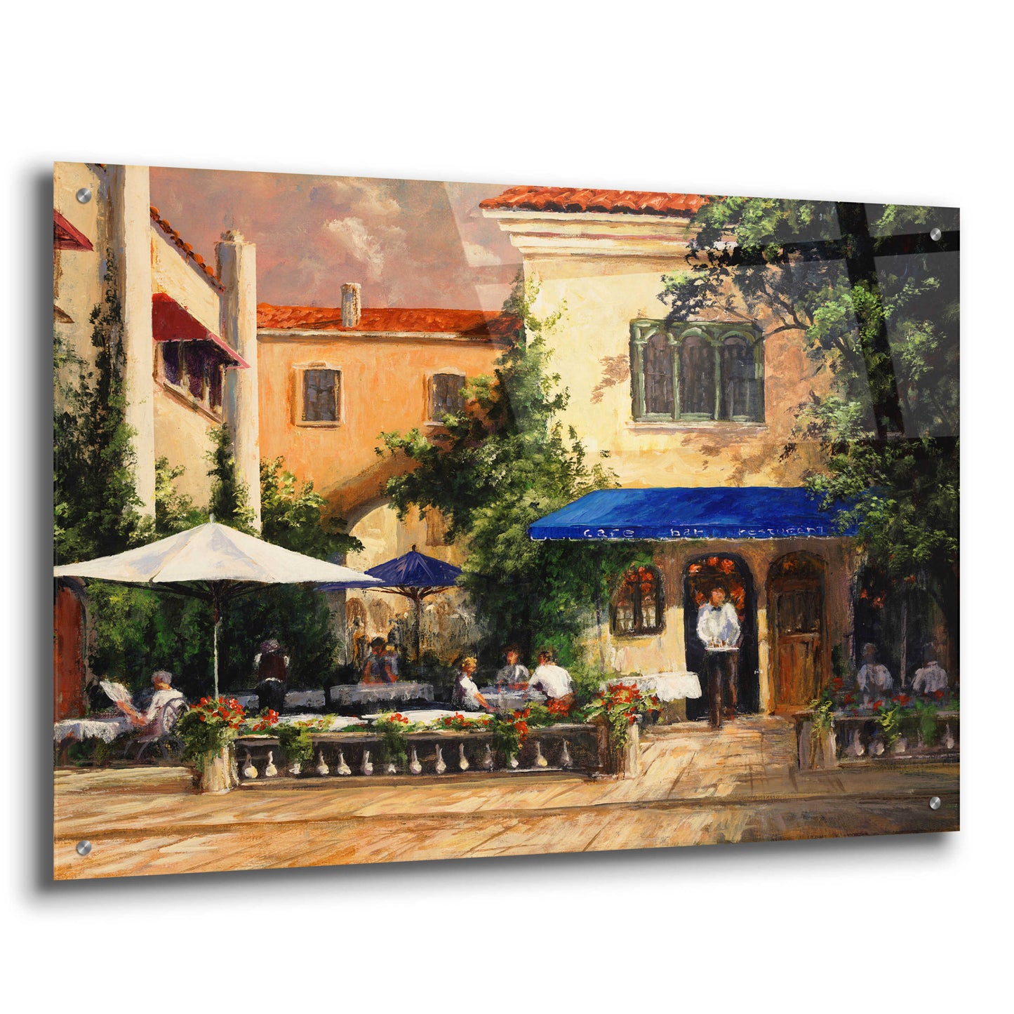 Epic Art 'Café Bar' by Art Fronckowiak, Acrylic Glass Wall Art,36x24