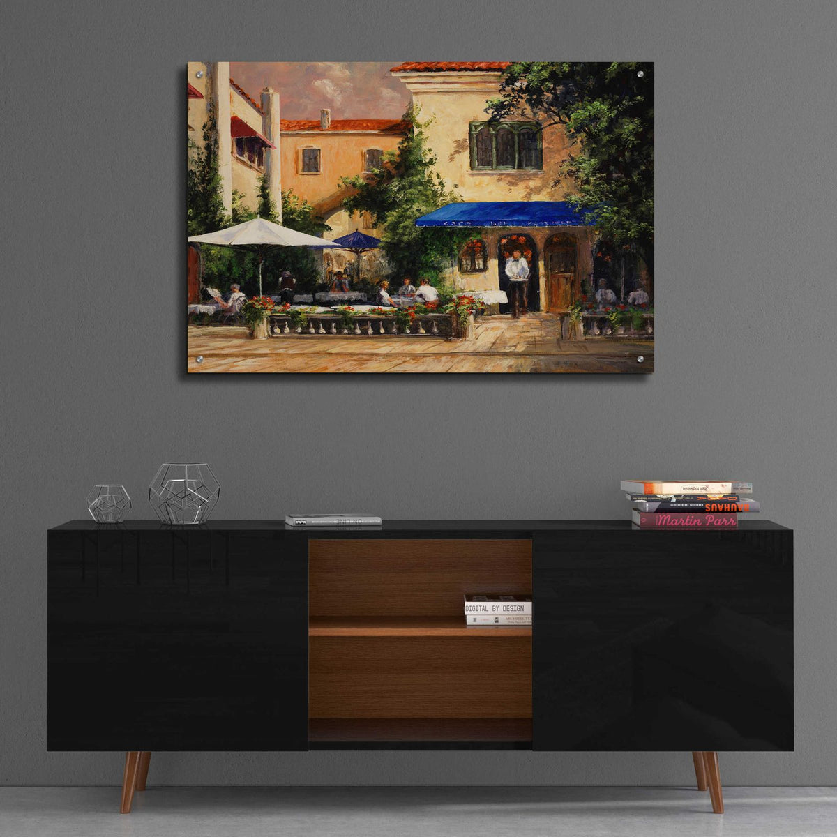 Café Bar by Art Fronckowiak - 36x24 acrylic wall art in a room