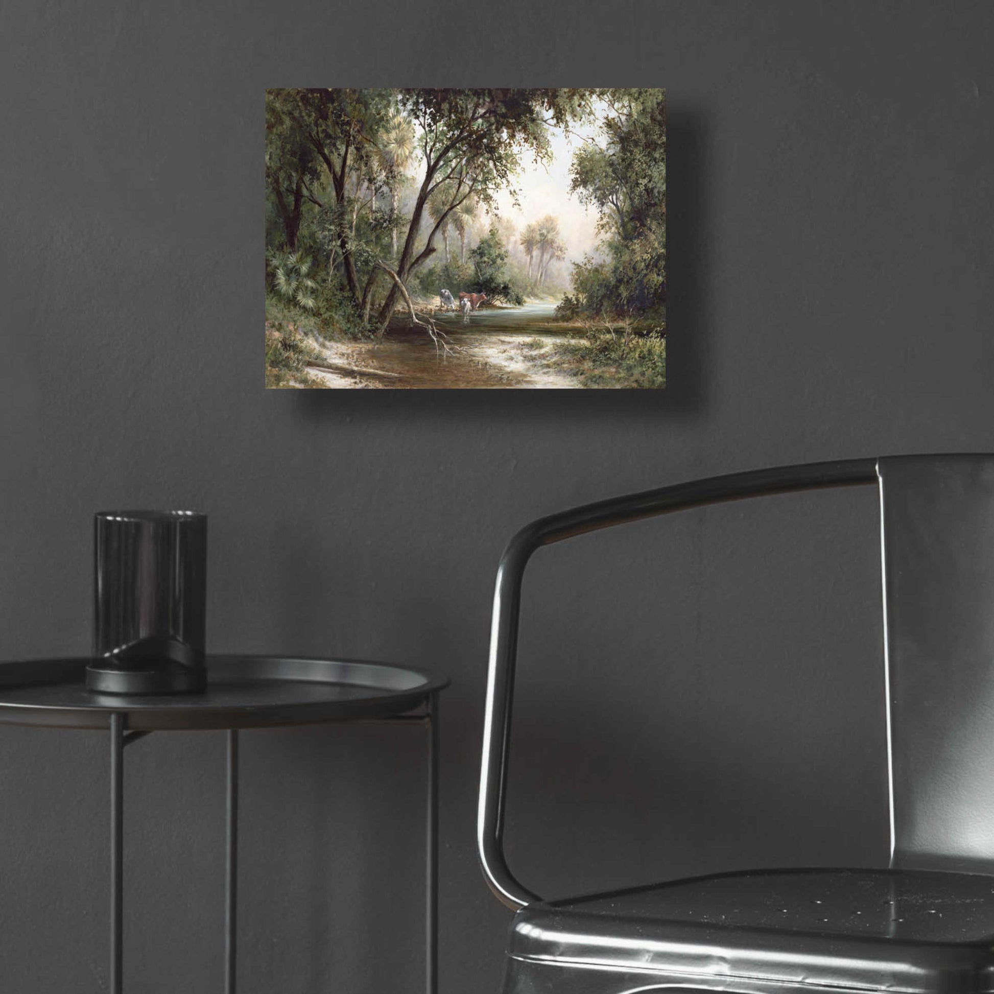 Epic Art 'Forked Creek' by Art Fronckowiak, Acrylic Glass Wall Art,16x12