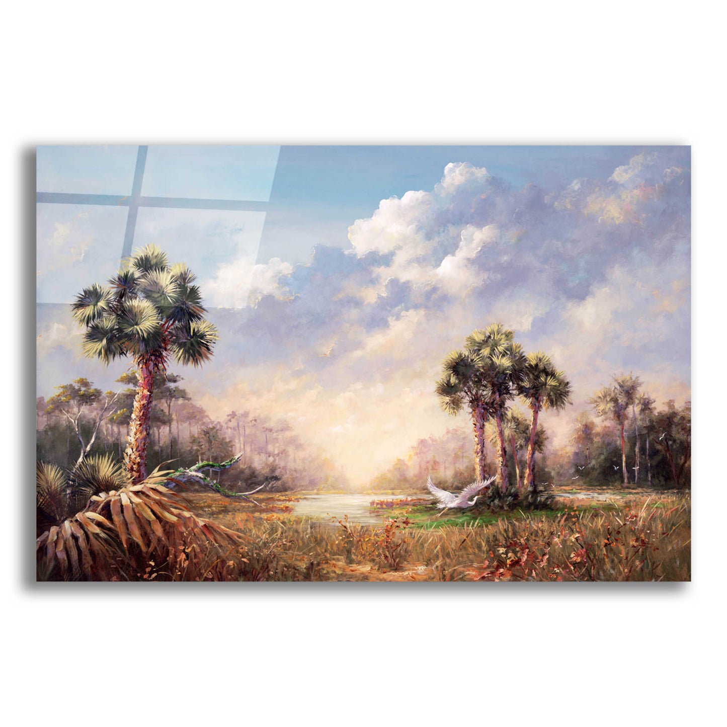 Epic Art 'Golden Glades' by Art Fronckowiak, Acrylic Glass Wall Art,16x12