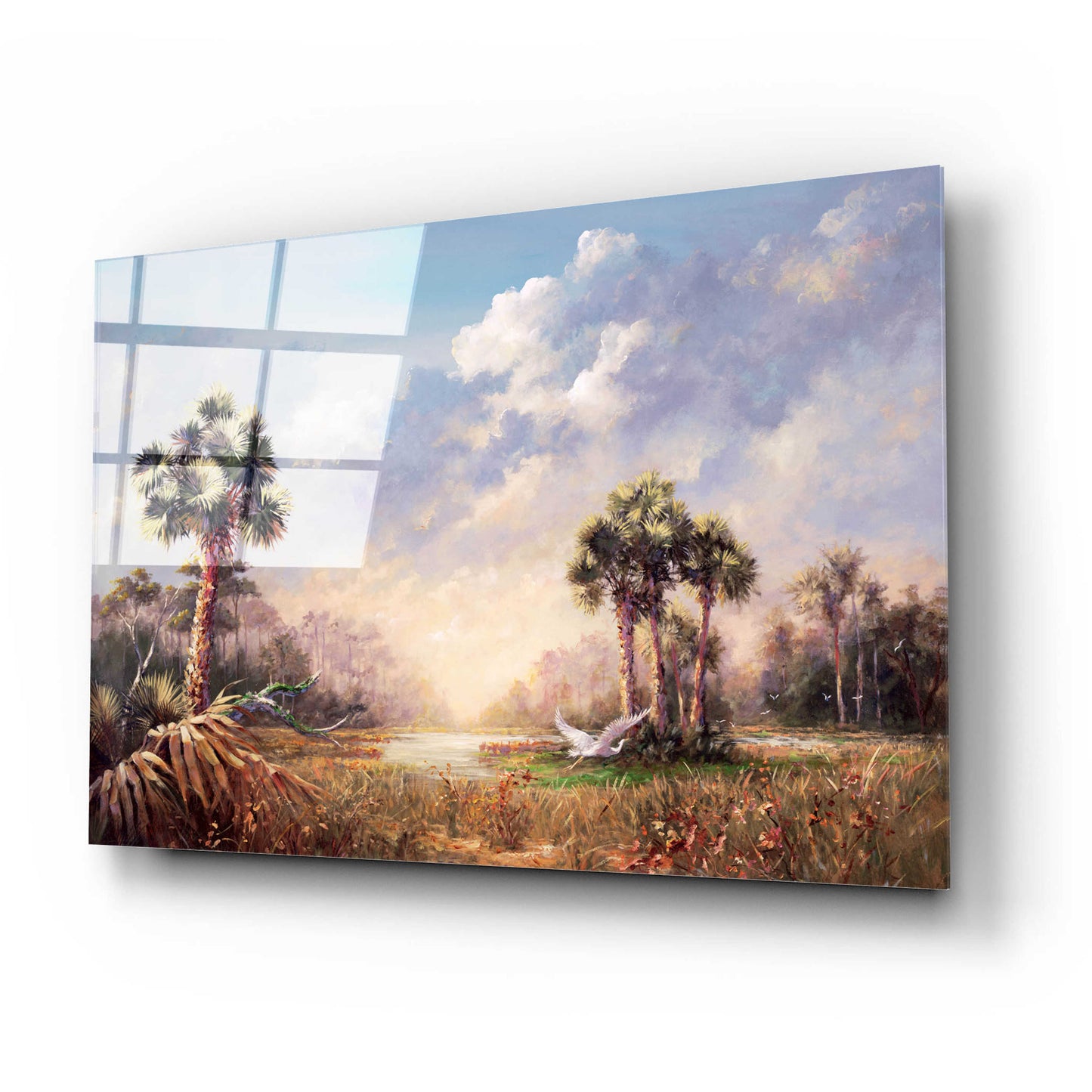 Epic Art 'Golden Glades' by Art Fronckowiak, Acrylic Glass Wall Art,24x16