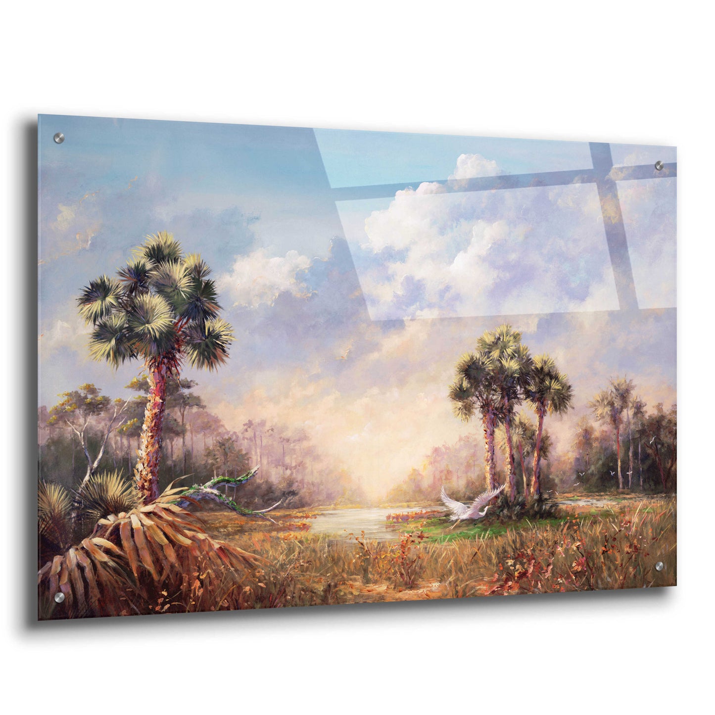 Epic Art 'Golden Glades' by Art Fronckowiak, Acrylic Glass Wall Art,36x24