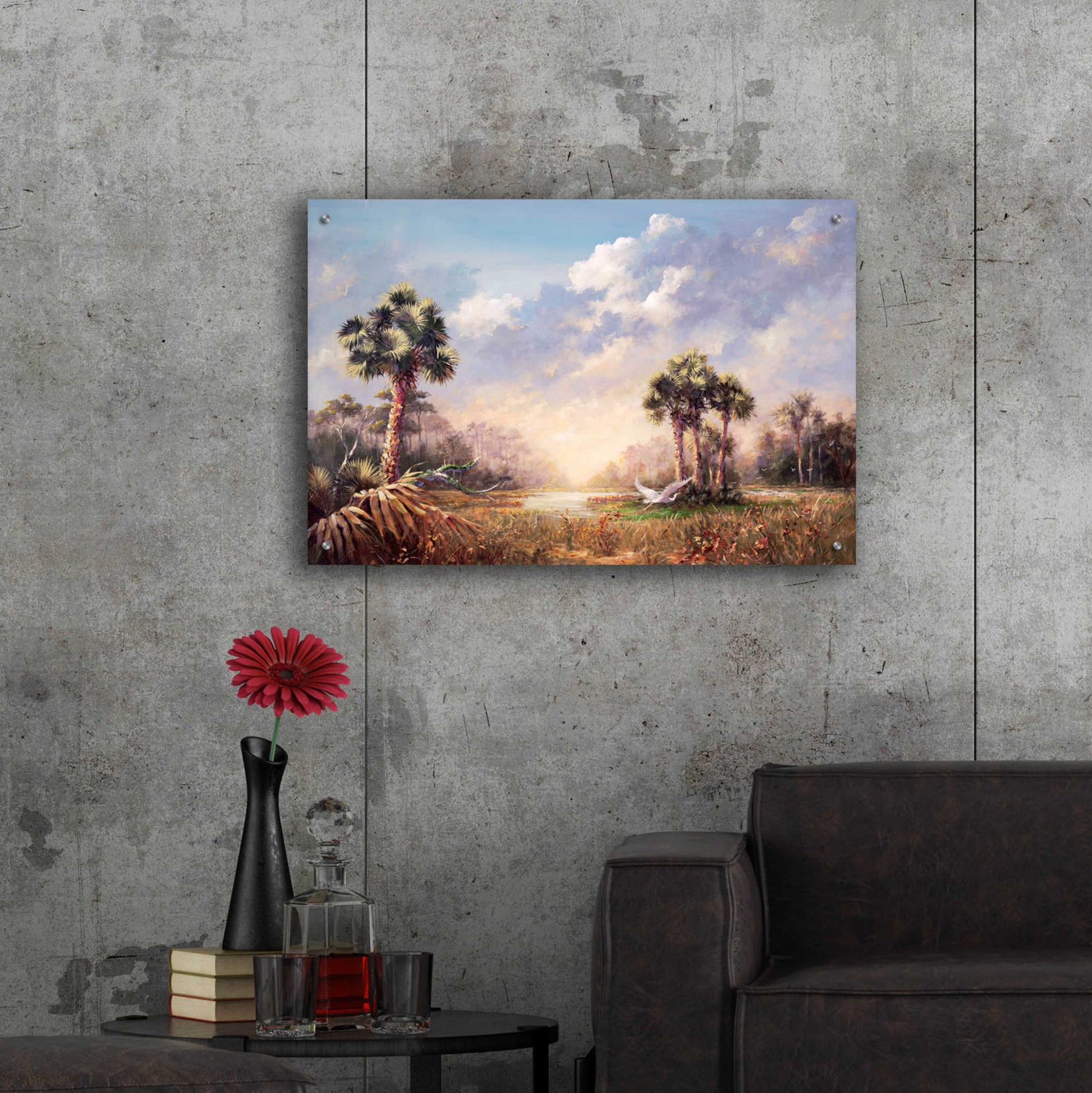 Epic Art 'Golden Glades' by Art Fronckowiak, Acrylic Glass Wall Art,36x24