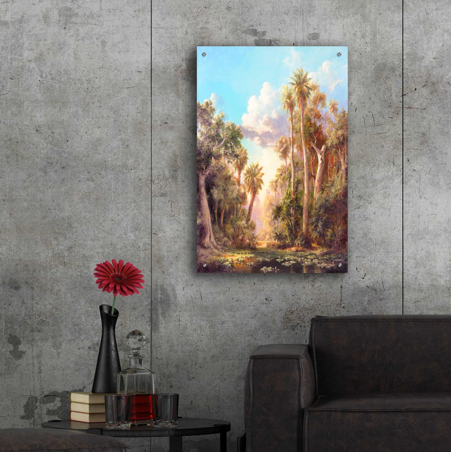 Epic Art 'Lost River' by Art Fronckowiak, Acrylic Glass Wall Art,24x36