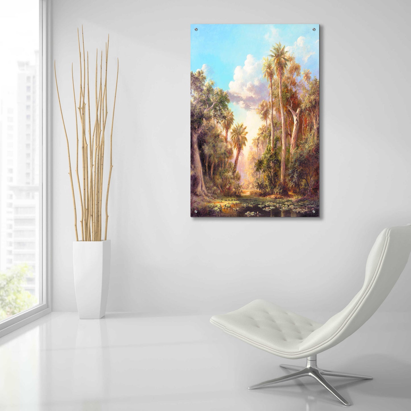 Epic Art 'Lost River' by Art Fronckowiak, Acrylic Glass Wall Art,24x36