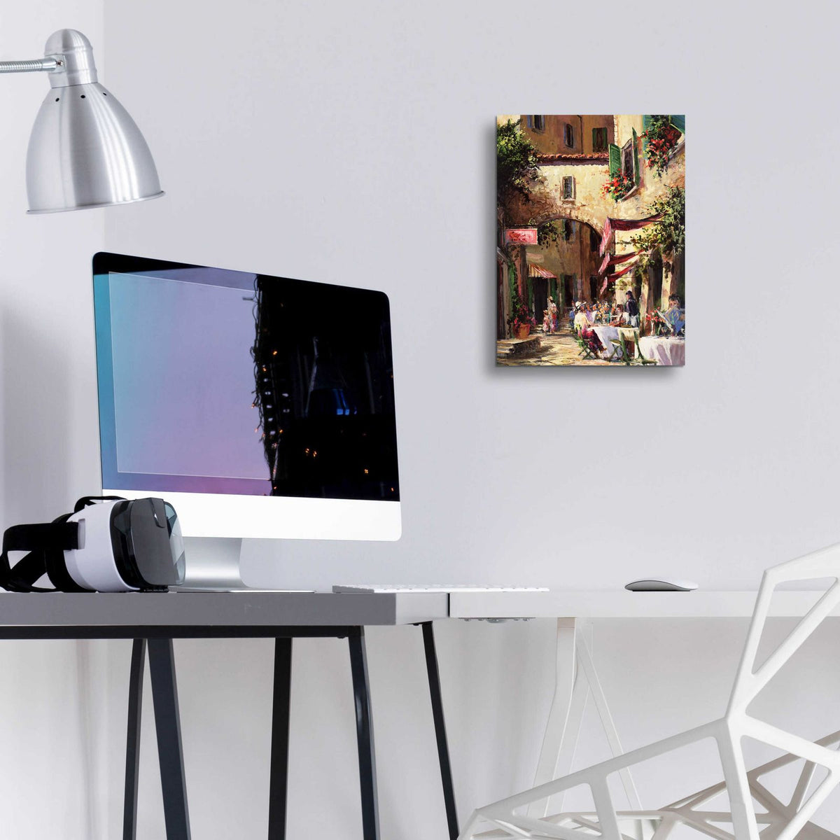 Piazza by Art Fronckowiak - 12x16 acrylic wall art in a room