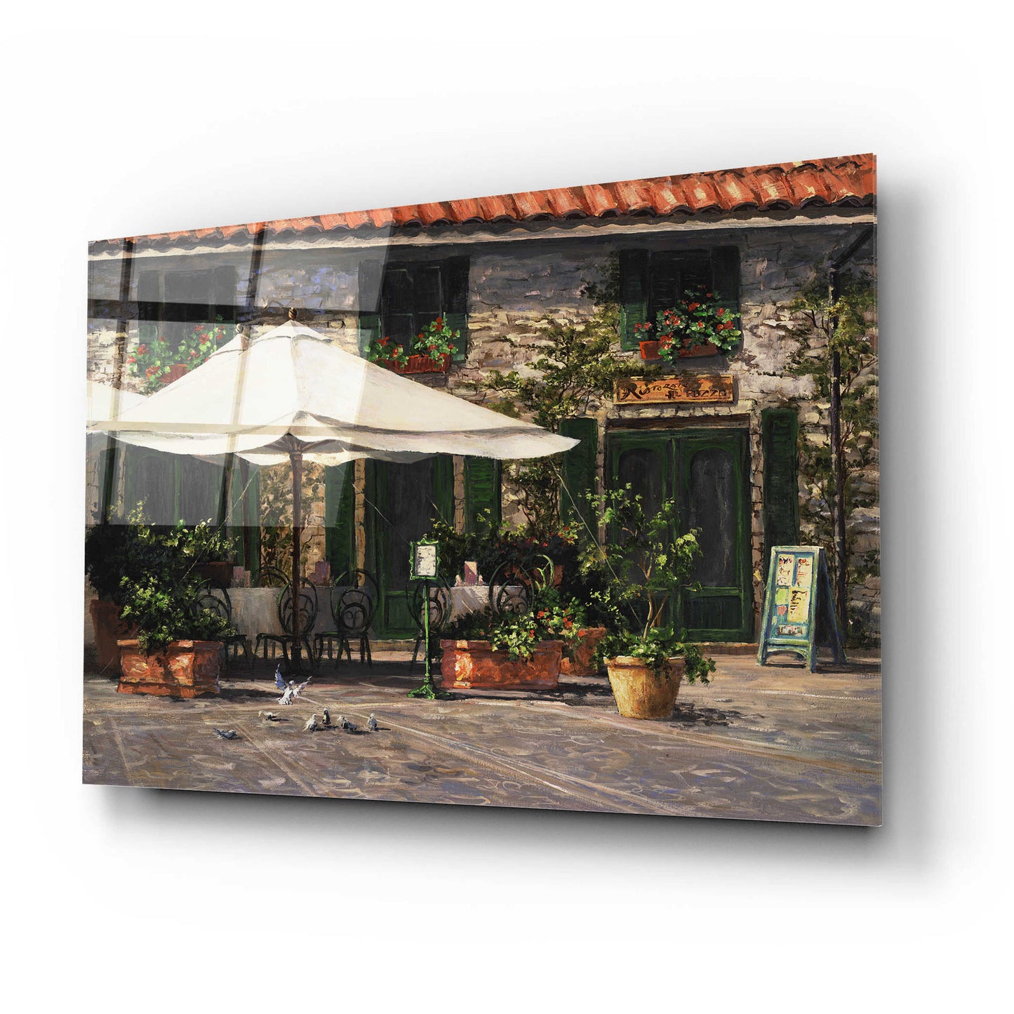 Epic Art 'Ristorante Il Pozzo' by Art Fronckowiak, Acrylic Glass Wall Art,24x16