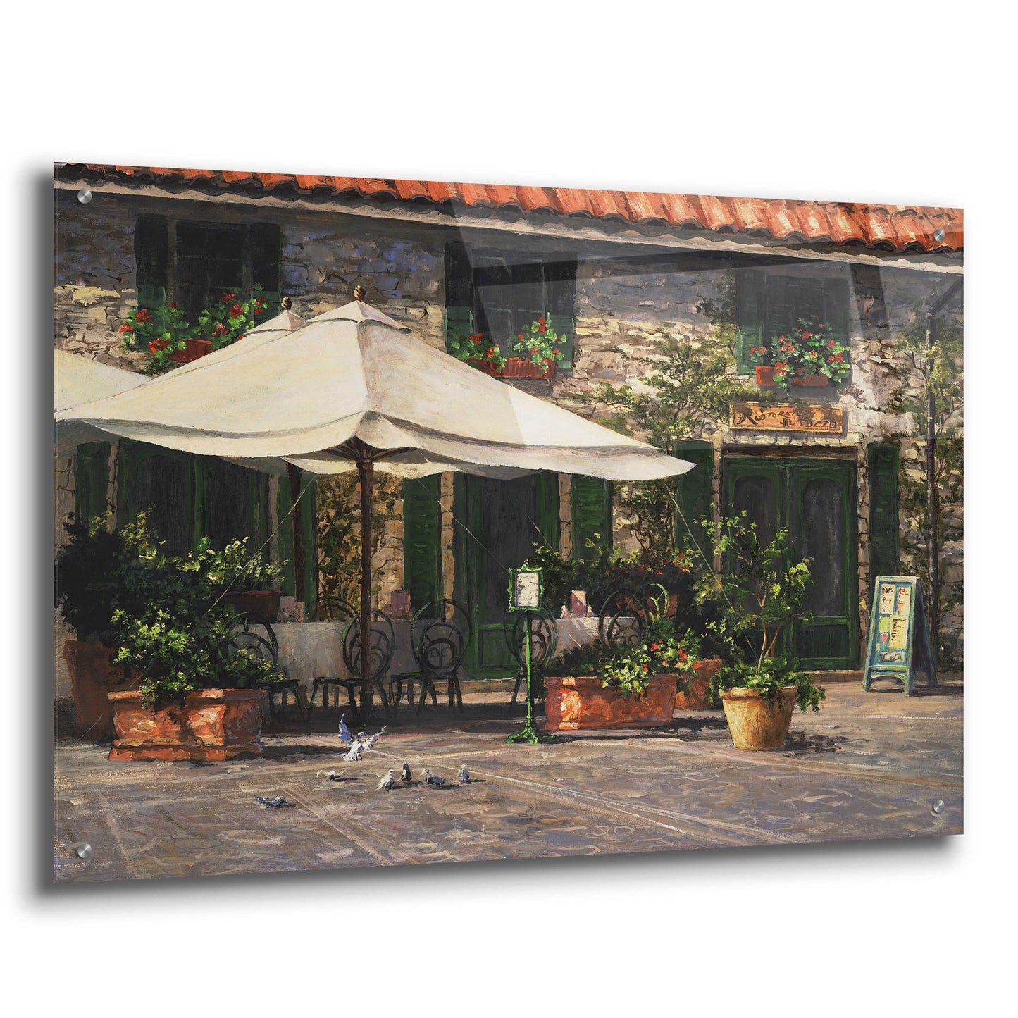 Epic Art 'Ristorante Il Pozzo' by Art Fronckowiak, Acrylic Glass Wall Art,36x24