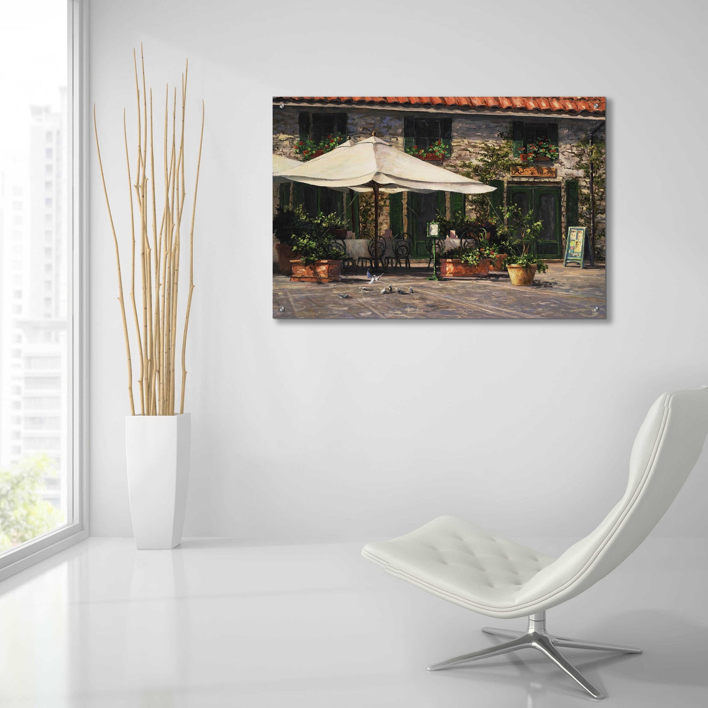 Epic Art 'Ristorante Il Pozzo' by Art Fronckowiak, Acrylic Glass Wall Art,36x24