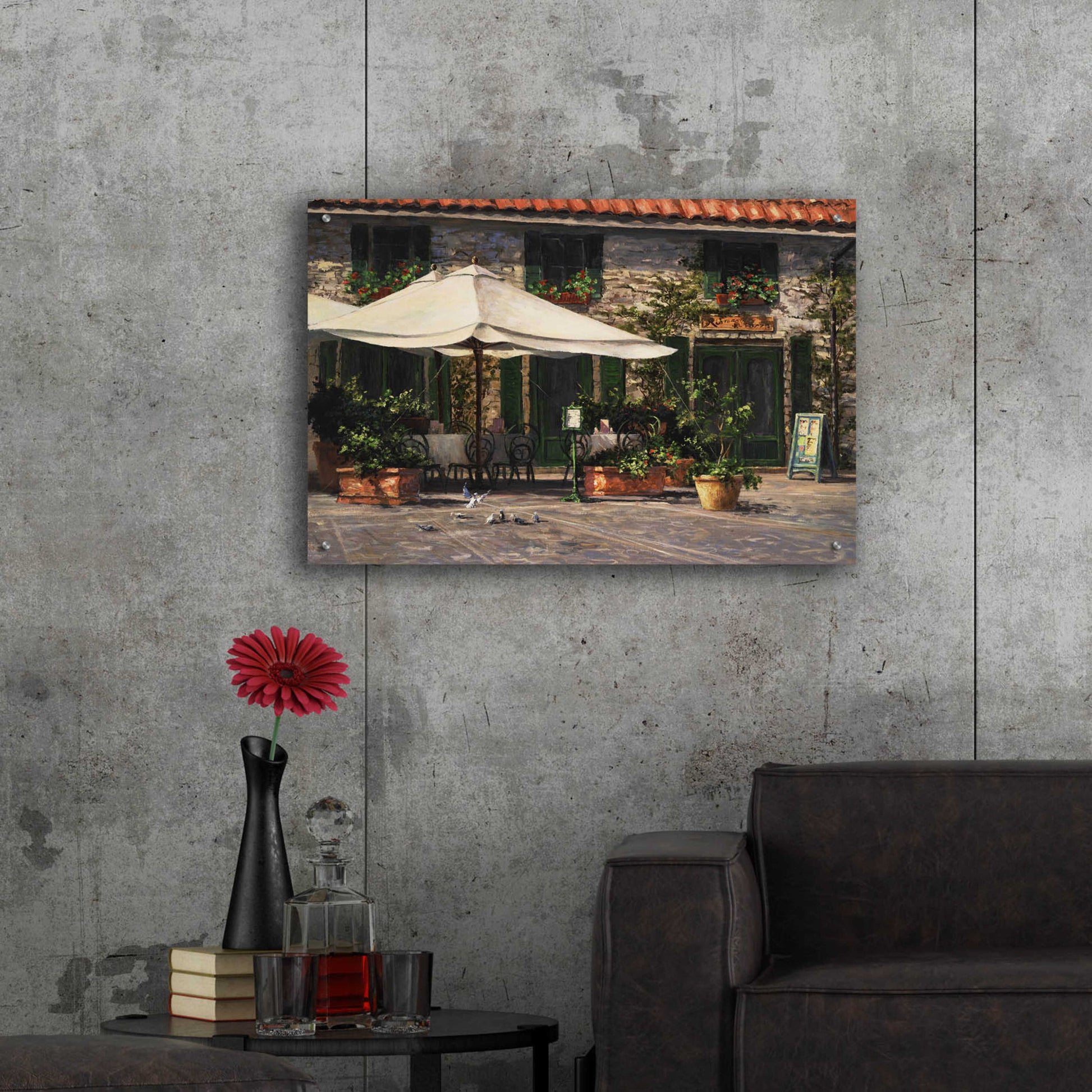 Epic Art 'Ristorante Il Pozzo' by Art Fronckowiak, Acrylic Glass Wall Art,36x24