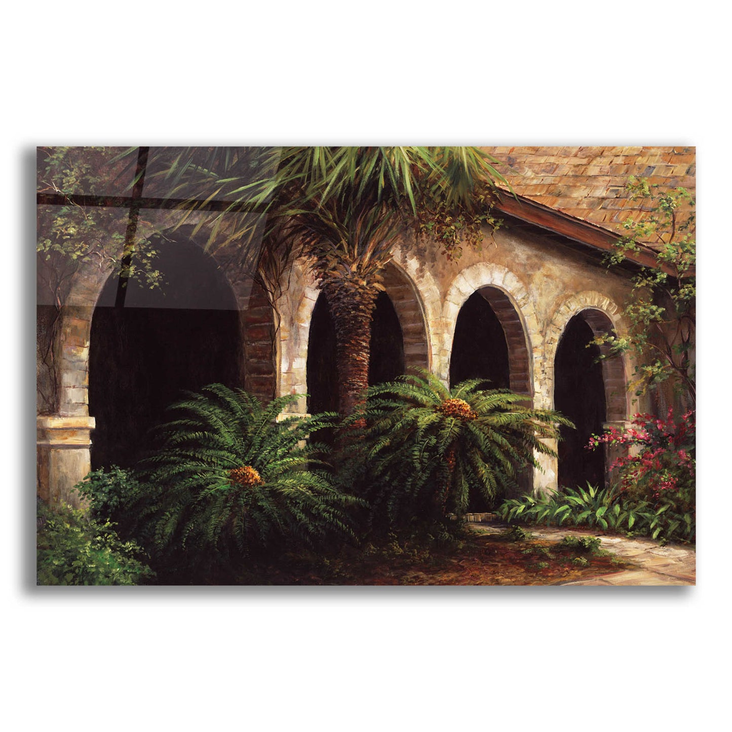 Epic Art 'Sago Arches' by Art Fronckowiak, Acrylic Glass Wall Art,16x12