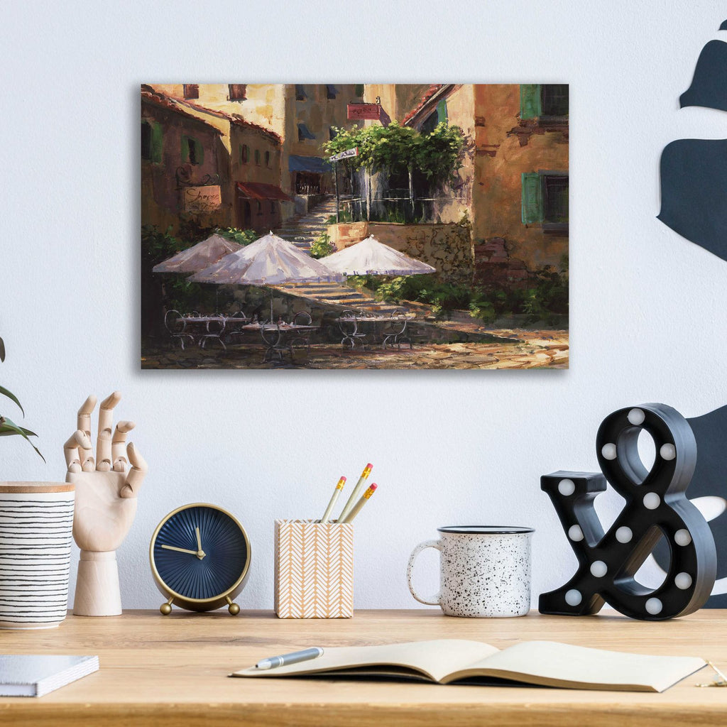 Villa Garzon by Art Fronckowiak - 16x12 acrylic wall art in a room