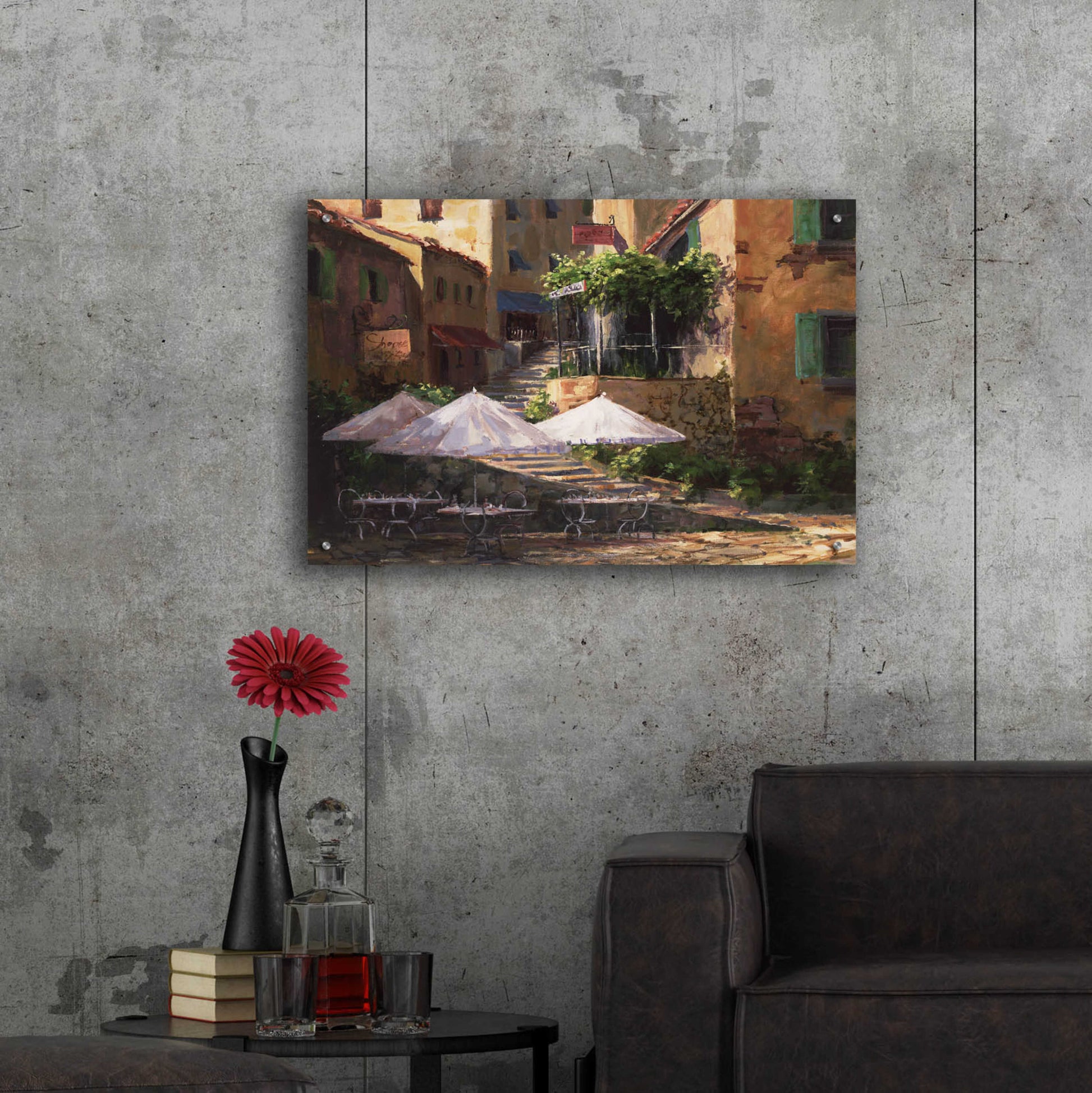 Epic Art 'Villa Garzon' by Art Fronckowiak, Acrylic Glass Wall Art,36x24