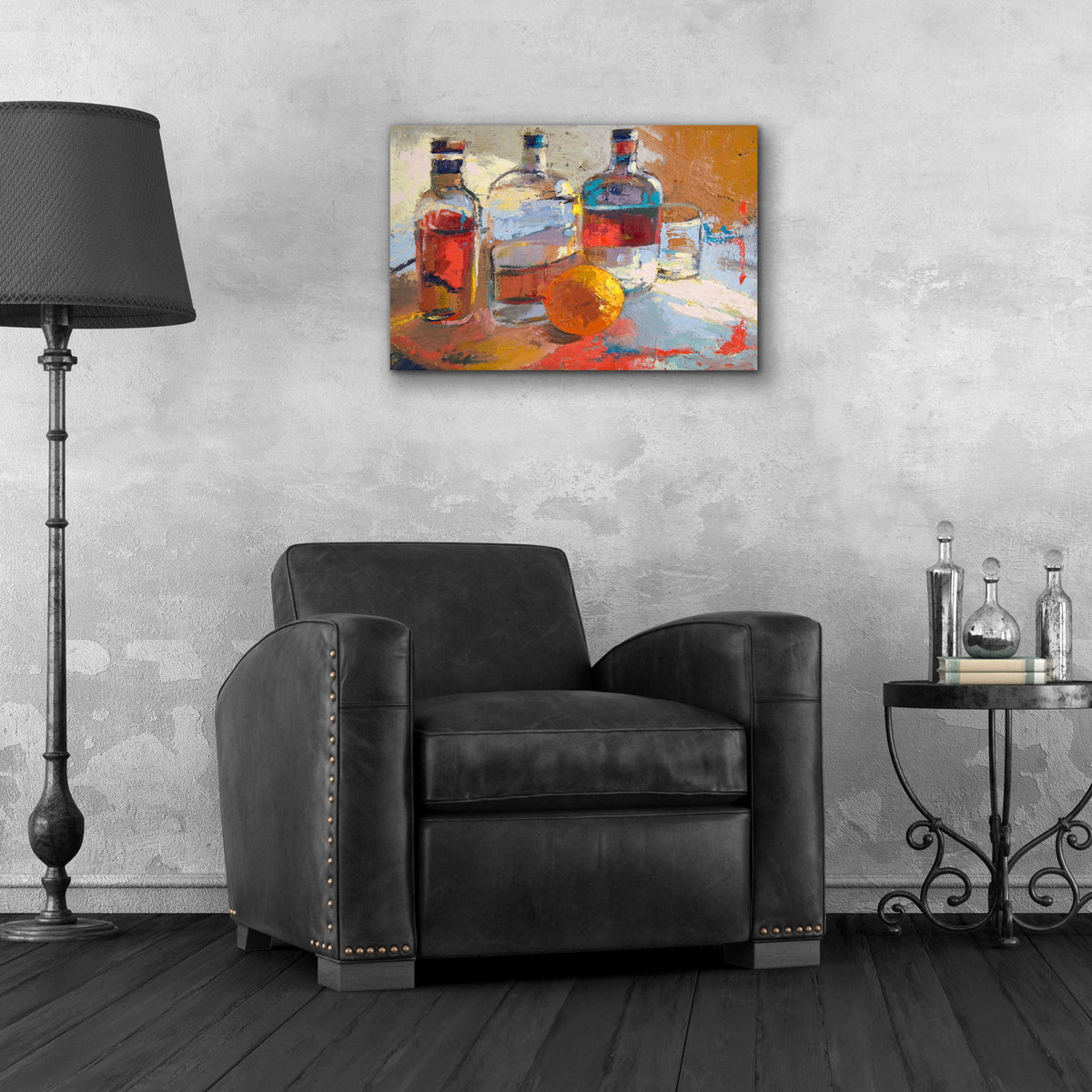 Epic Art 'Bourbon L’Orange' by Beth Forst, Acrylic Glass Wall Art,24x16