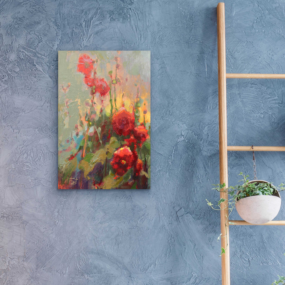 Epic Art 'Hannah’s Cherry Bomb' by Beth Forst, Acrylic Glass Wall Art,16x24