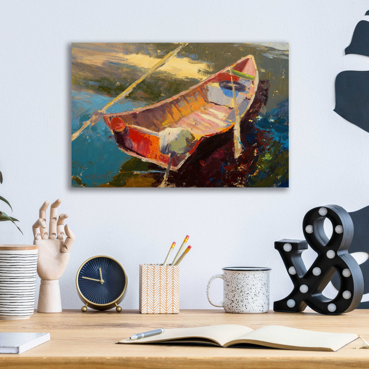Epic Art 'Italian Wayfarer' by Beth Forst, Acrylic Glass Wall Art,16x12