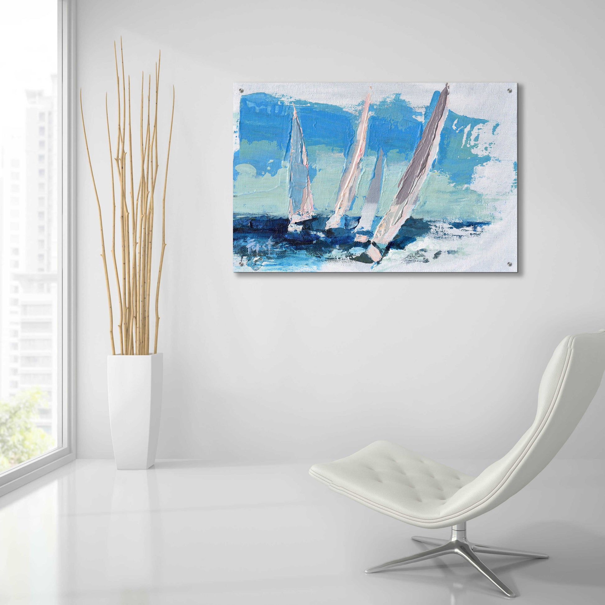 Epic Art 'Wind Power' by Beth Forst, Acrylic Glass Wall Art,36x24