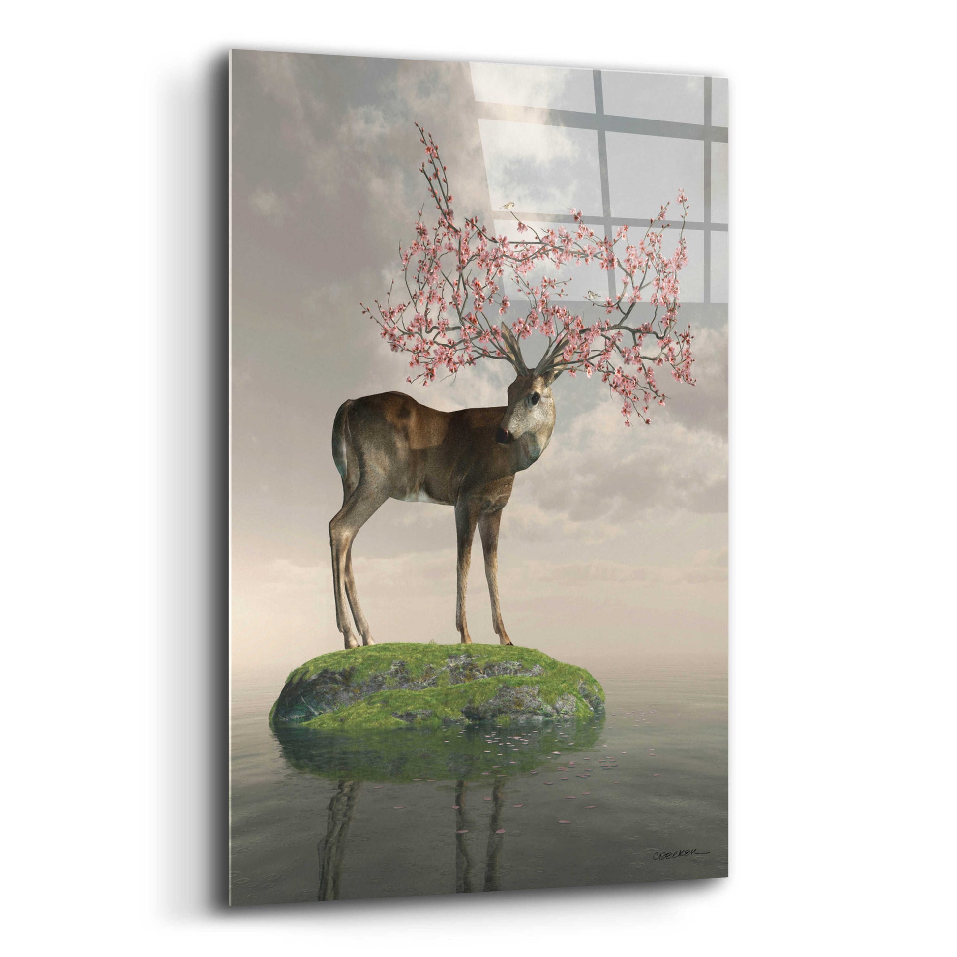 Epic Art 'The Guardian of Spring' by Cynthia Decker, Acrylic Glass Wall Art,12x16