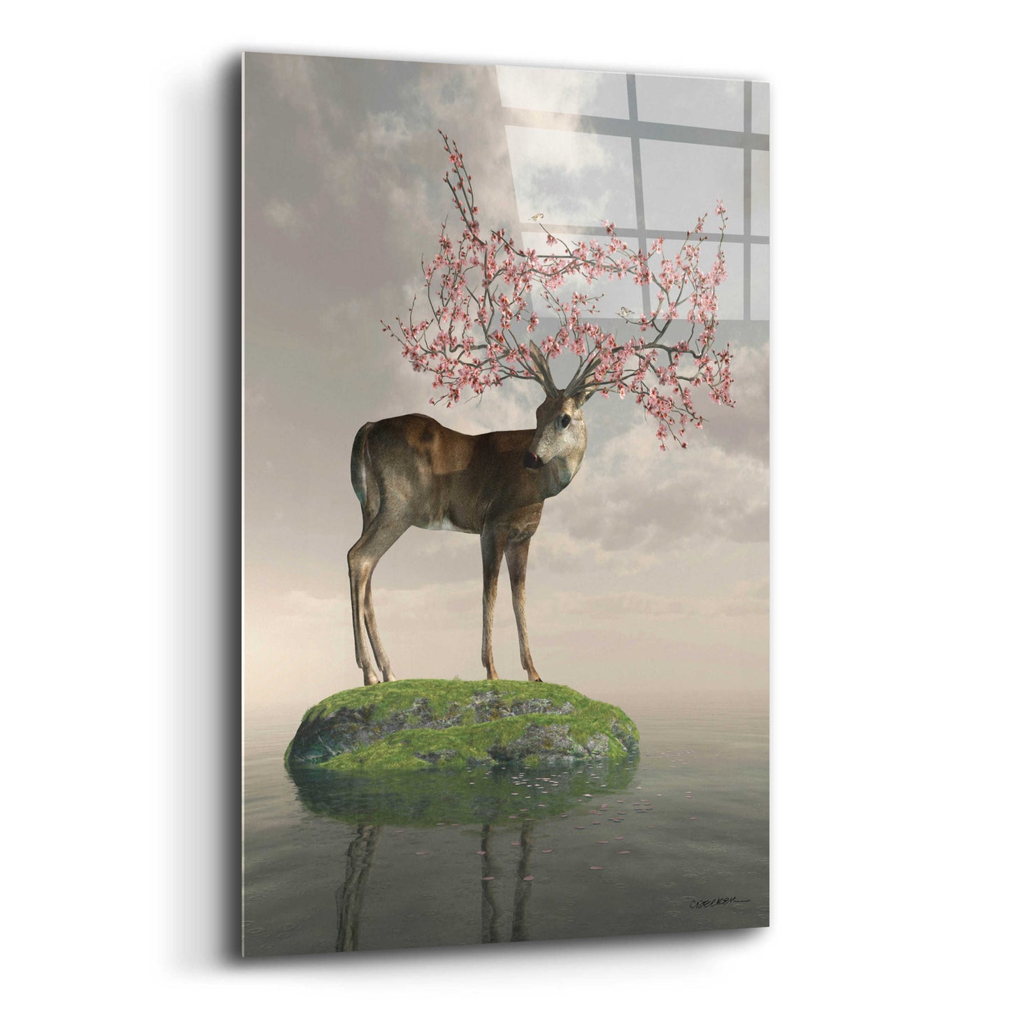 Epic Art 'The Guardian of Spring' by Cynthia Decker, Acrylic Glass Wall Art,16x24