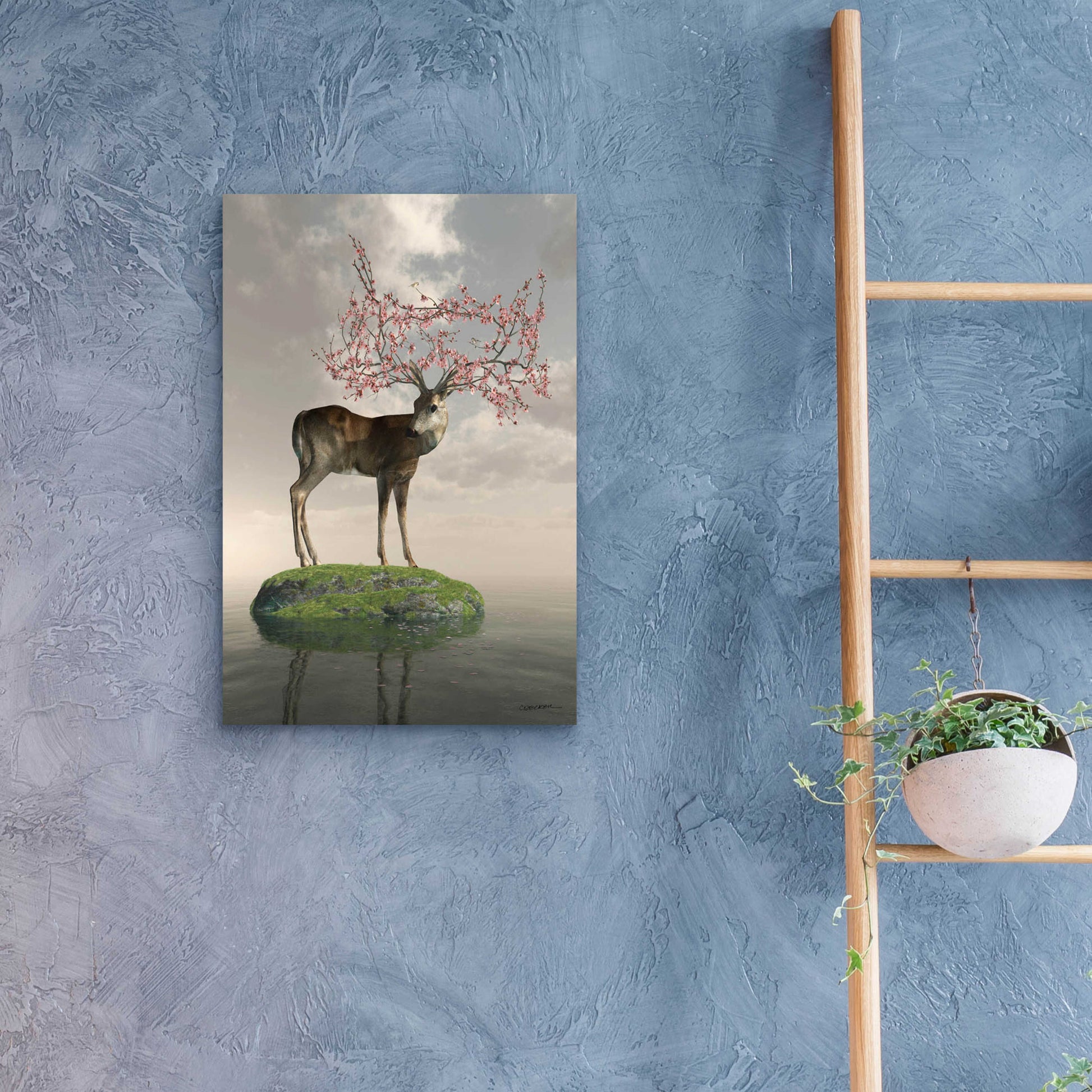 Epic Art 'The Guardian of Spring' by Cynthia Decker, Acrylic Glass Wall Art,16x24