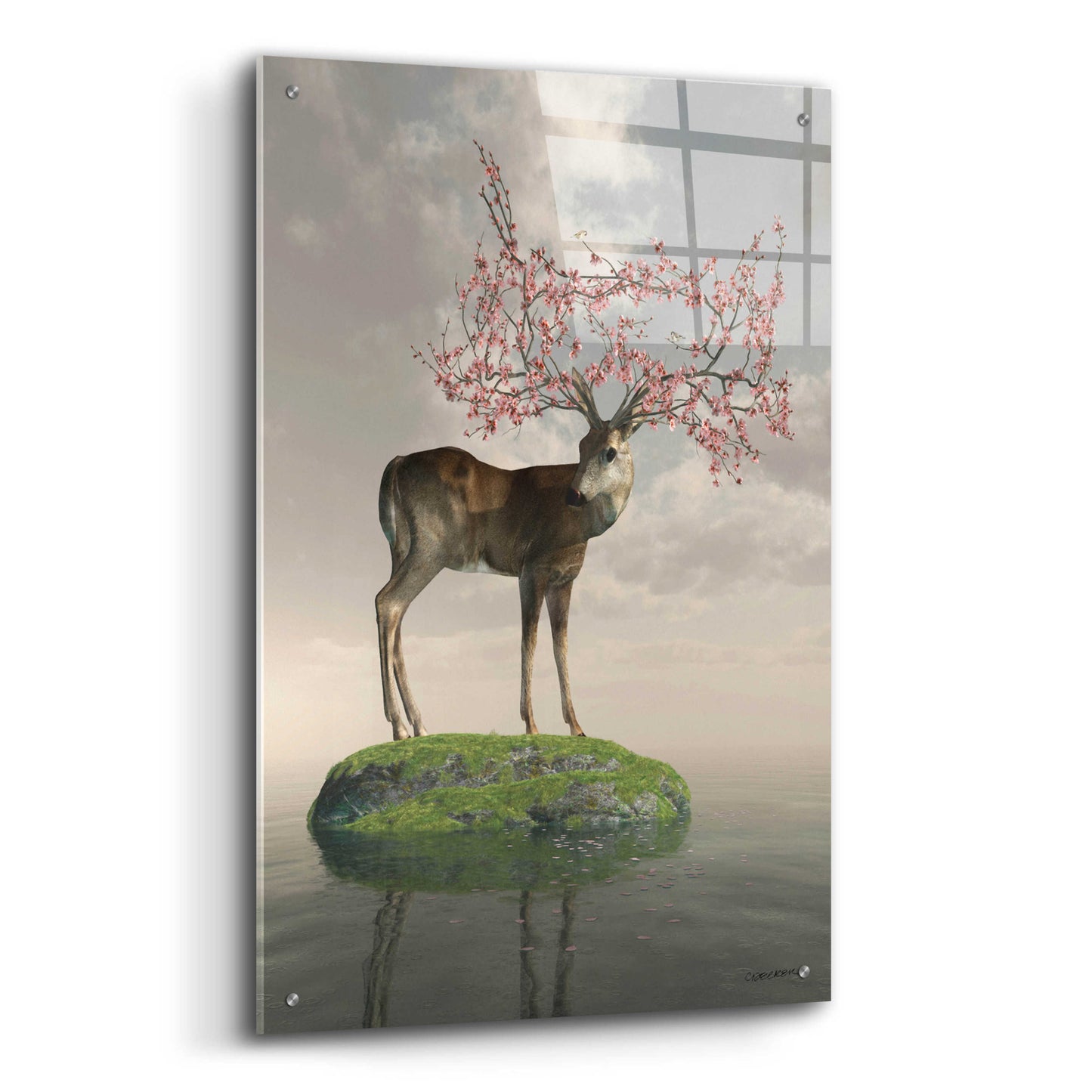 Epic Art 'The Guardian of Spring' by Cynthia Decker, Acrylic Glass Wall Art,24x36