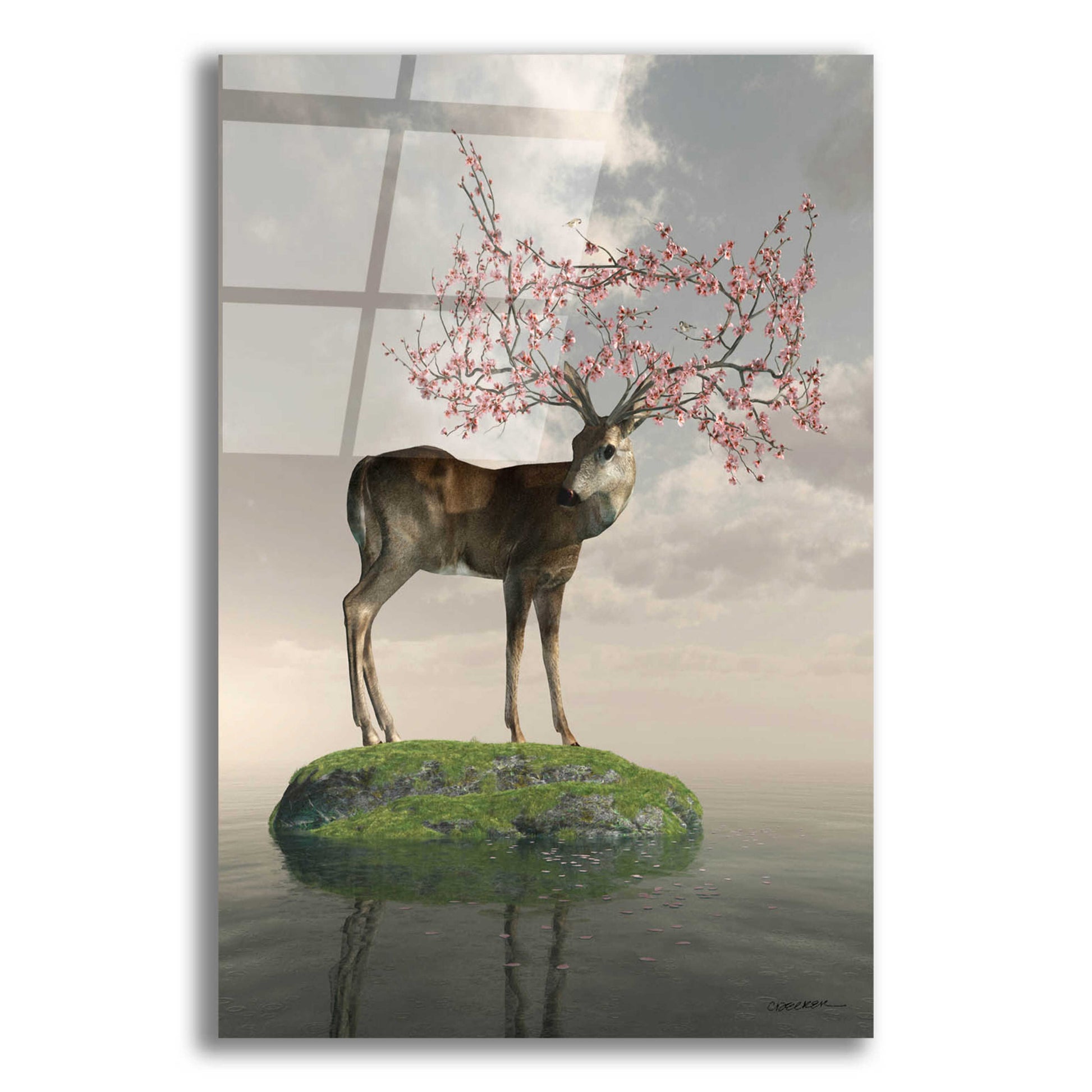 Epic Art 'The Guardian of Spring' by Cynthia Decker, Acrylic Glass Wall Art