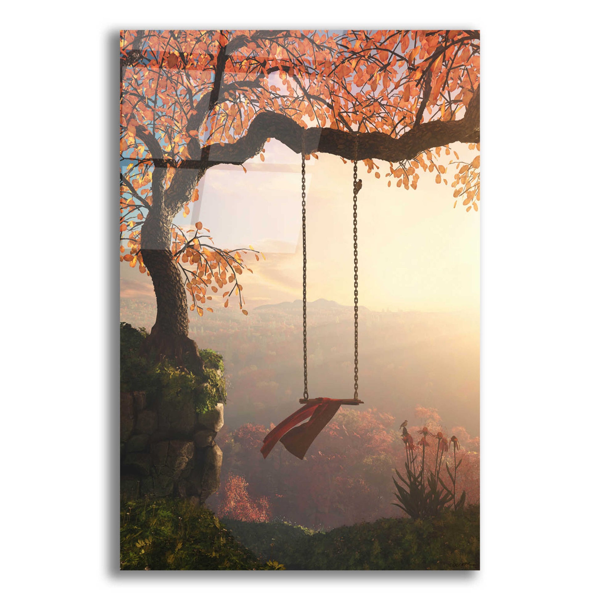 Epic Art 'Tree Swing' by Cynthia Decker, Acrylic Glass Wall Art