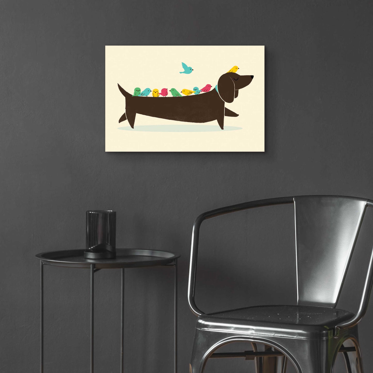 Epic Art 'Bird Dog' by Jay Fleck, Acrylic Glass Wall Art,24x16