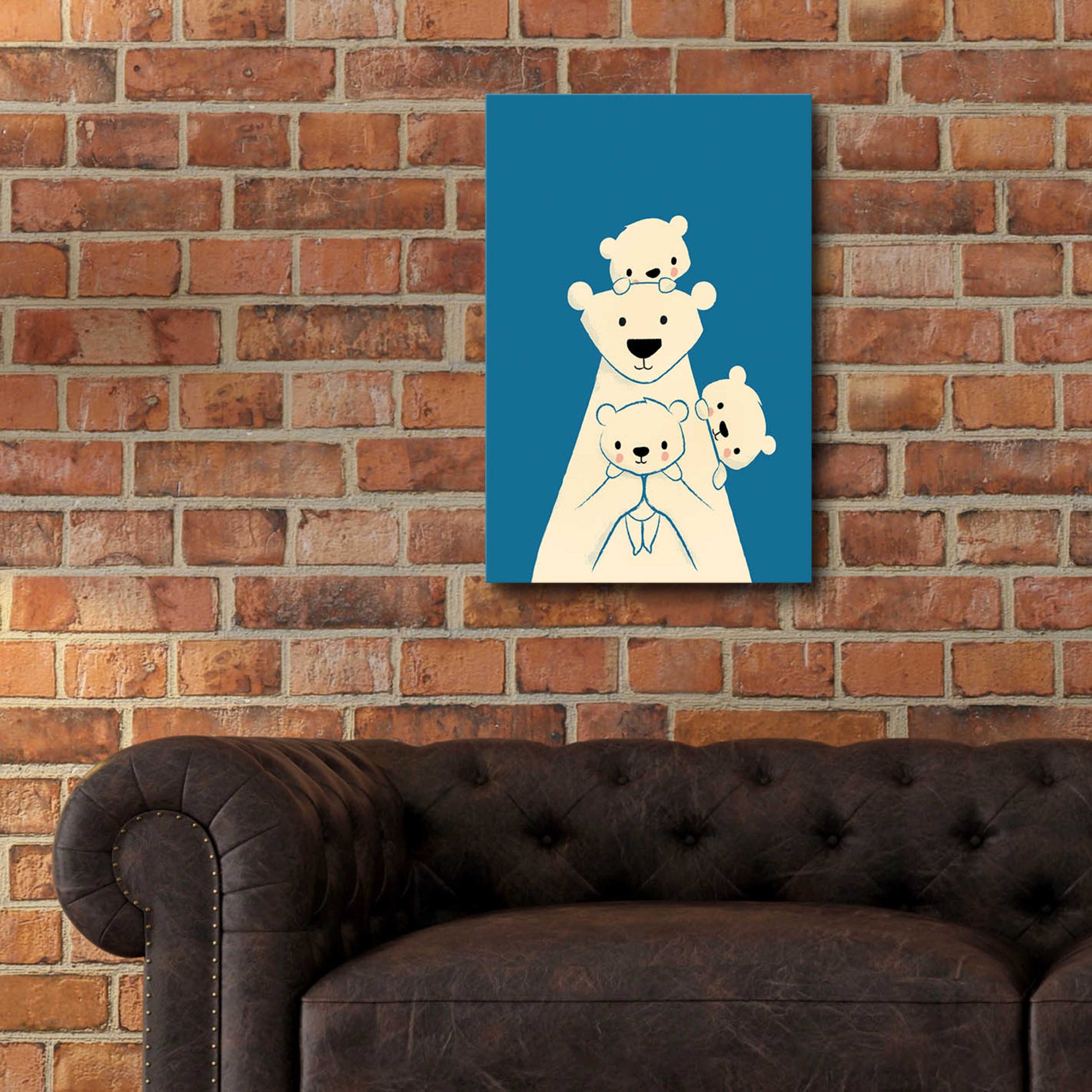 Epic Art 'Papa Bear' by Jay Fleck, Acrylic Glass Wall Art,16x24