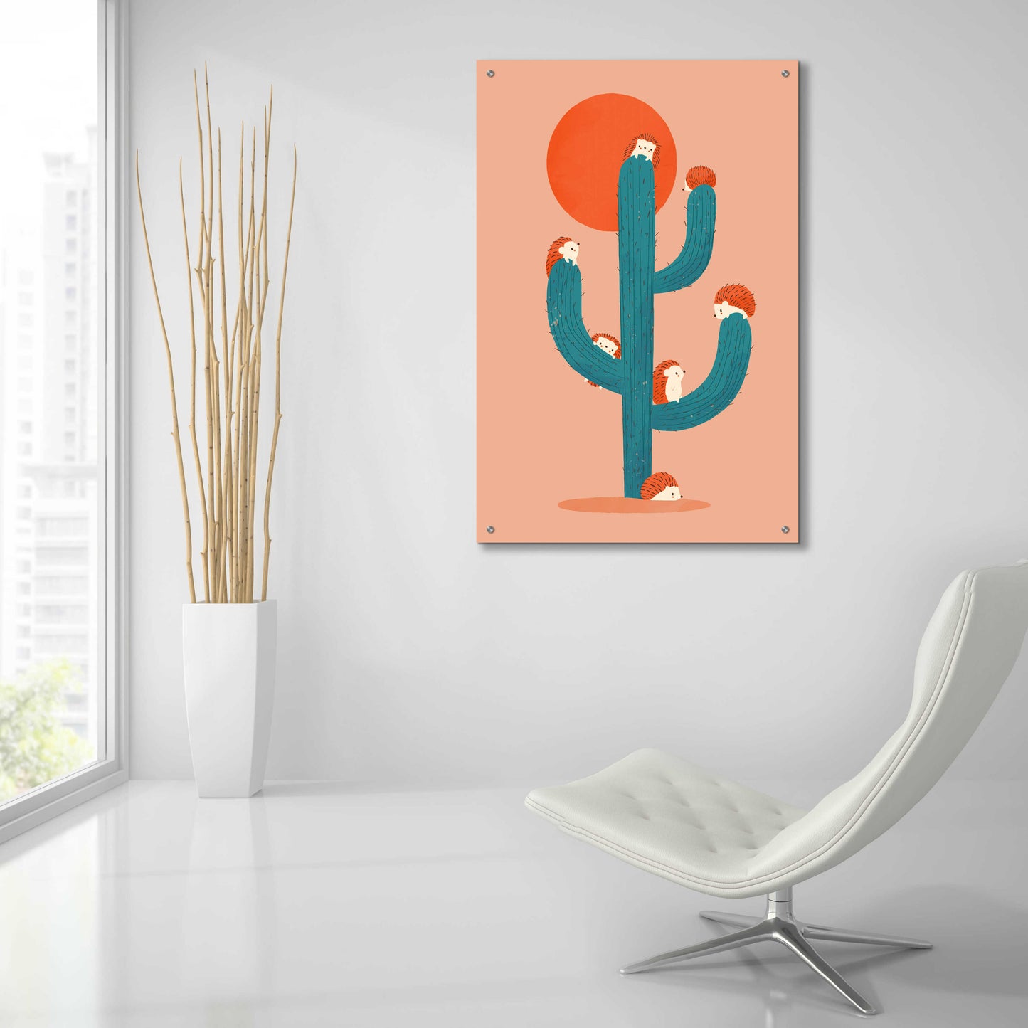 Epic Art 'Prickly' by Jay Fleck, Acrylic Glass Wall Art,24x36