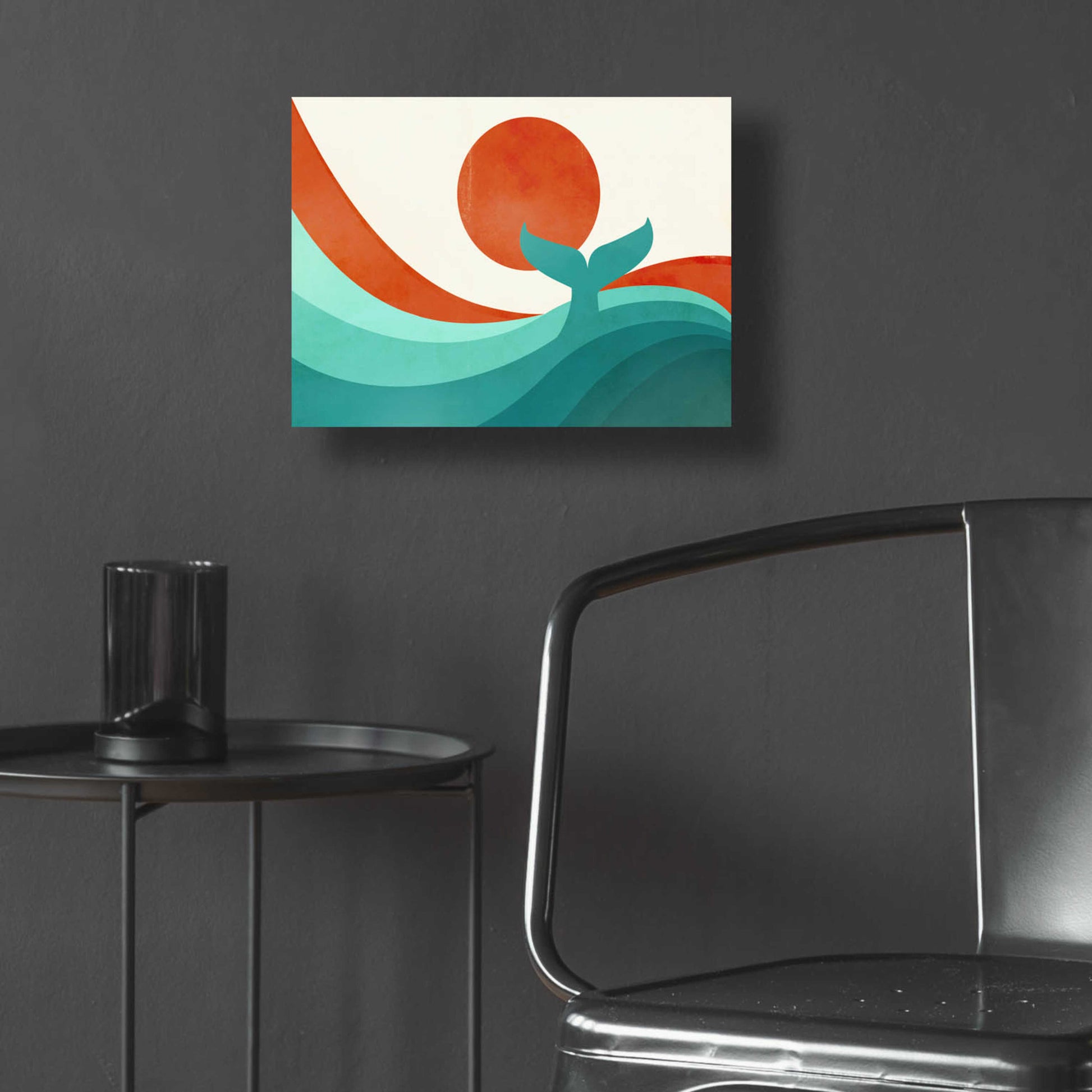 Epic Art 'Wave (Day)' by Jay Fleck, Acrylic Glass Wall Art,16x12