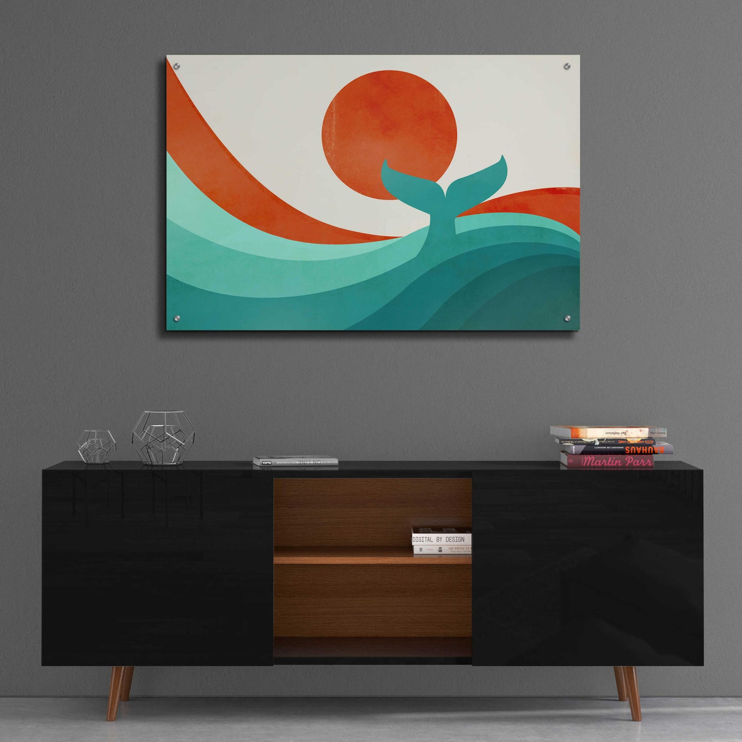 Epic Art 'Wave (Day)' by Jay Fleck, Acrylic Glass Wall Art,36x24