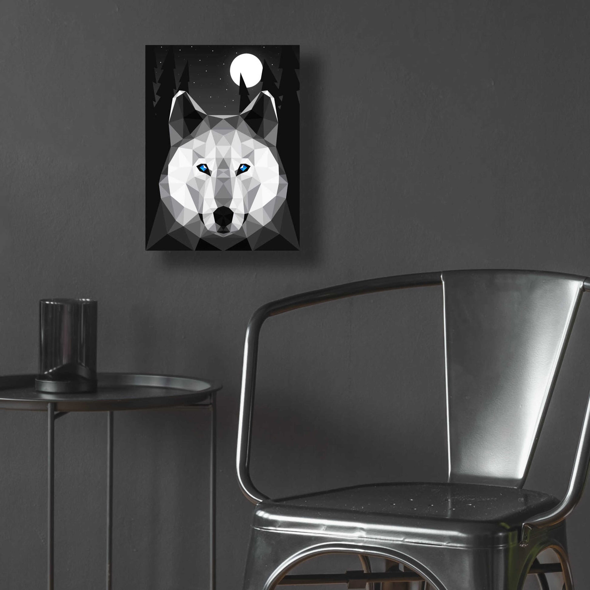 Epic Art 'Tundra Wolf' by Davies Babies, Acrylic Glass Wall Art,12x16