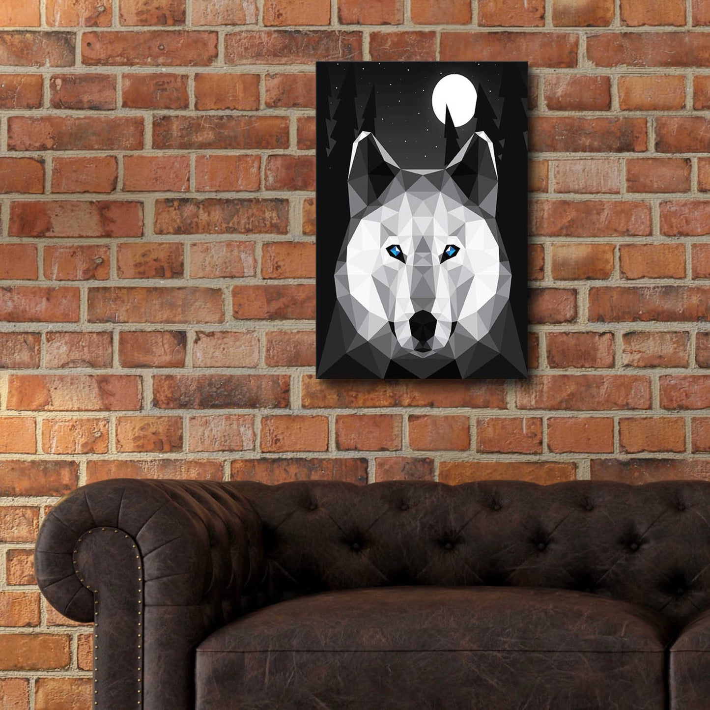 Epic Art 'Tundra Wolf' by Davies Babies, Acrylic Glass Wall Art,16x24