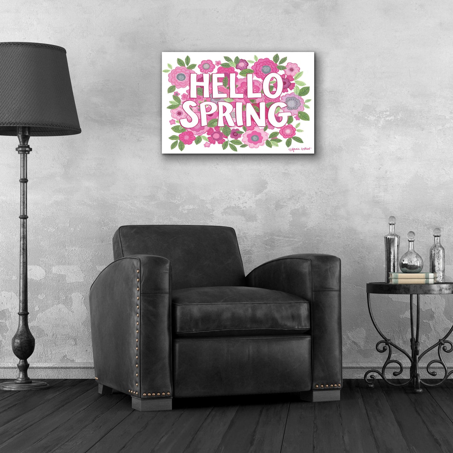 Epic Art 'Hello Spring' by Annie LaPoint, Acrylic Glass Wall Art,24x16