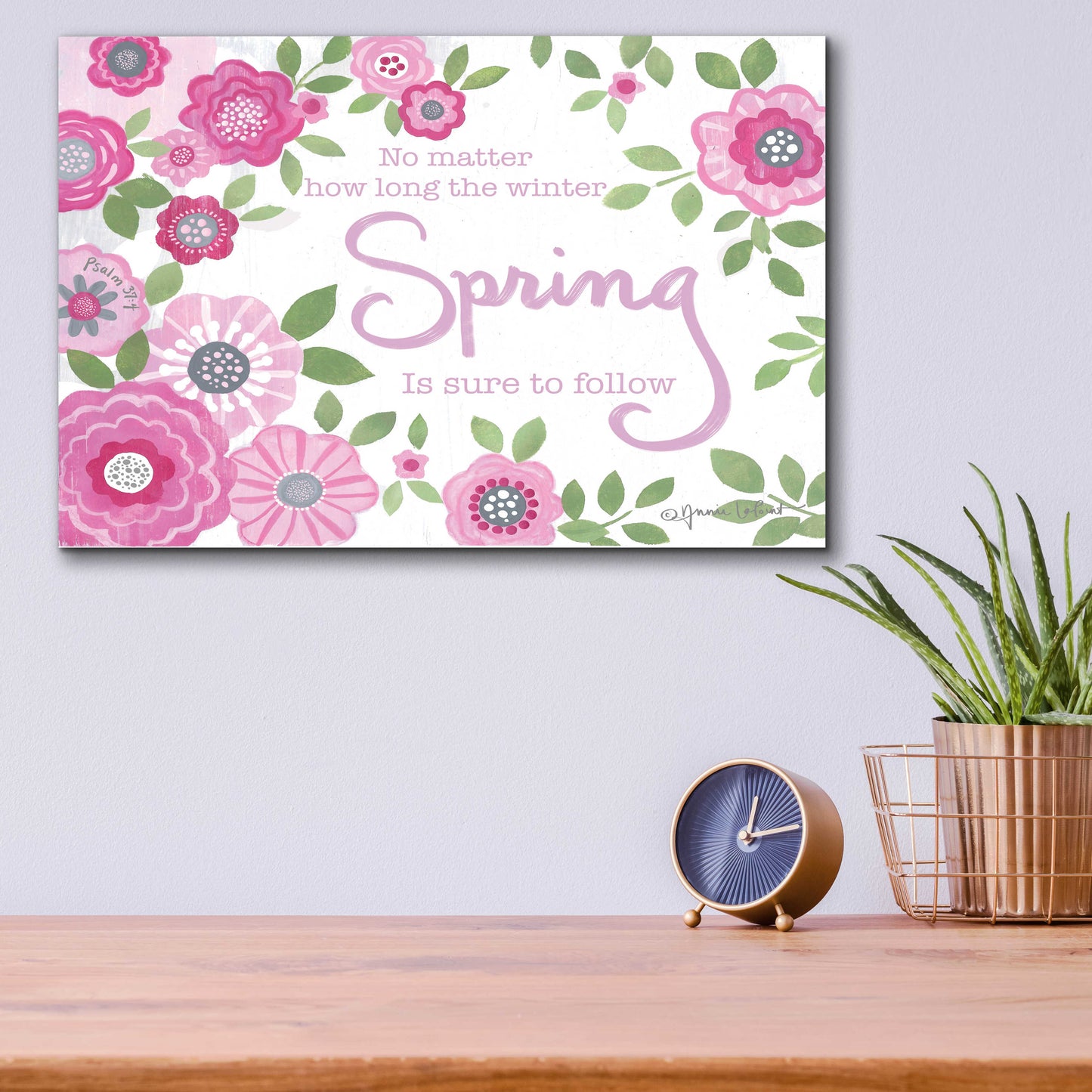 Epic Art 'Spring After Winter' by Annie LaPoint, Acrylic Glass Wall Art,16x12