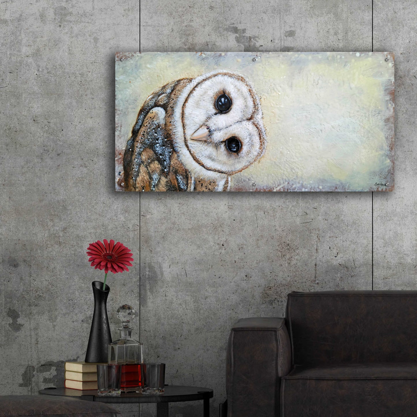 Epic Art 'Curiosity' by Britt Hallowell, Acrylic Glass Wall Art,48x24