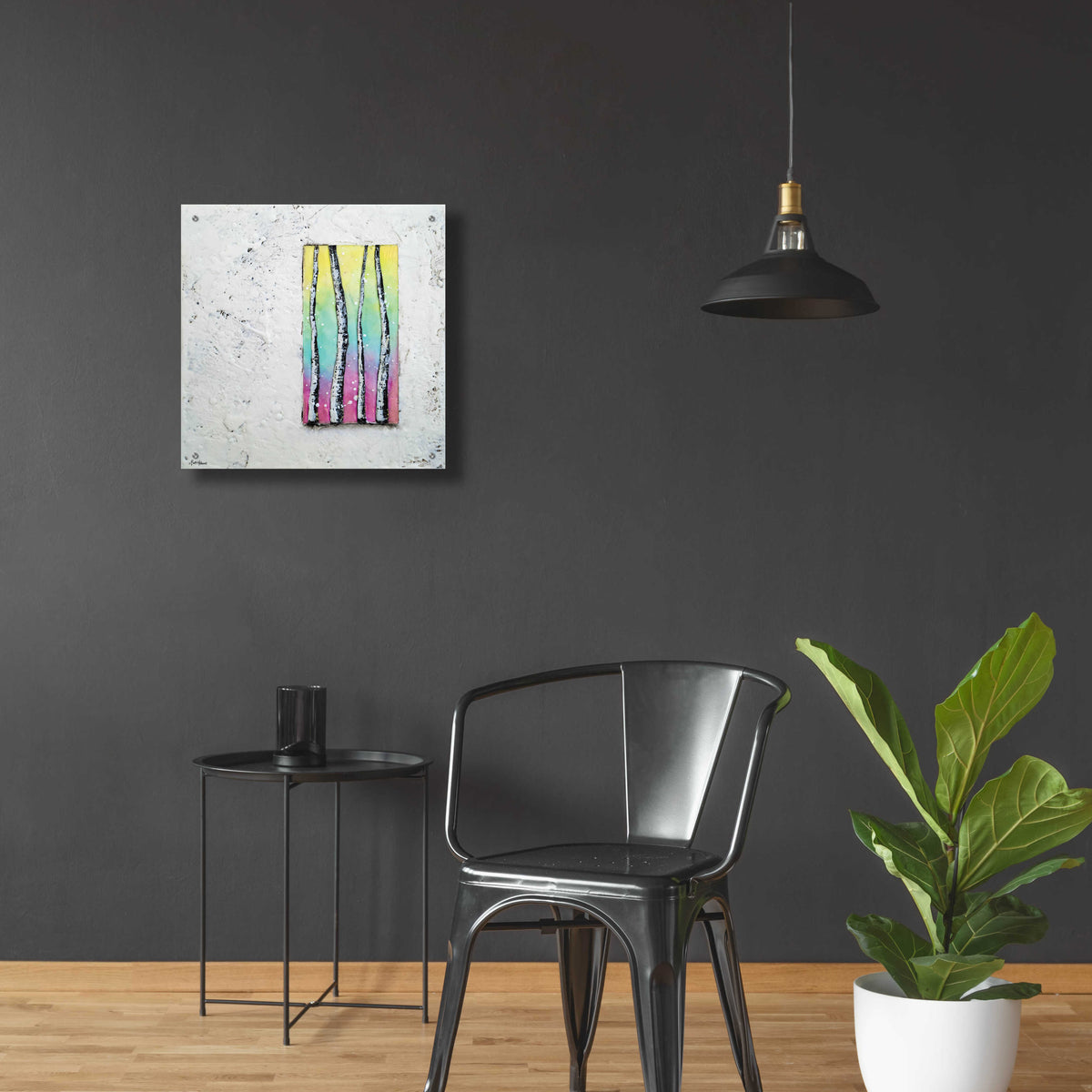 Epic Art 'Window to Nature II' by Britt Hallowell, Acrylic Glass Wall Art,24x24