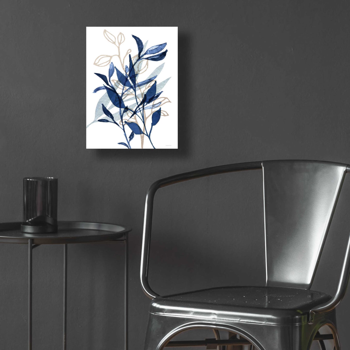 Epic Art 'Botanical Blues I' by Bluebird Barn, Acrylic Glass Wall Art,12x16