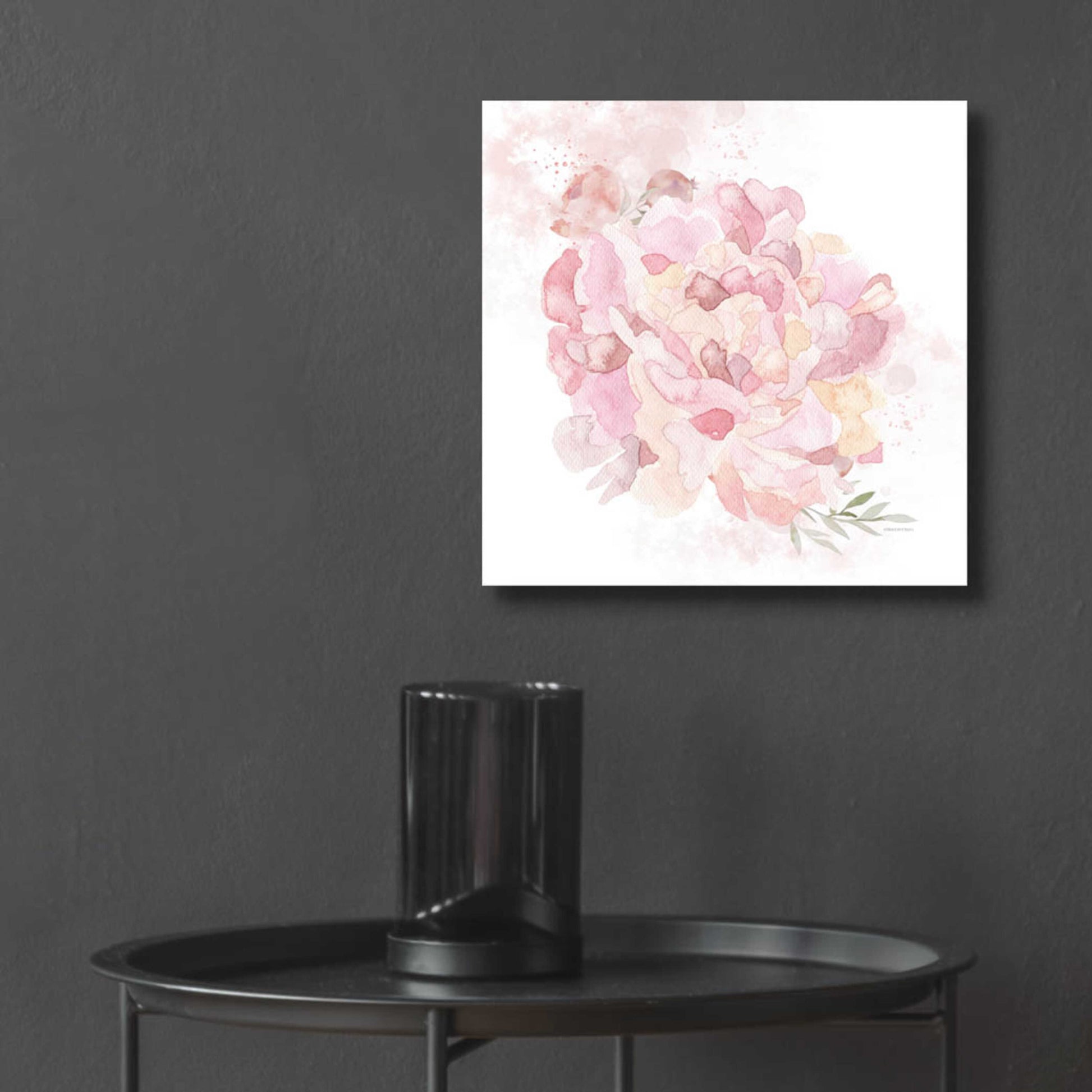 Epic Art 'Cottage Peony I' by Bluebird Barn, Acrylic Glass Wall Art,12x12