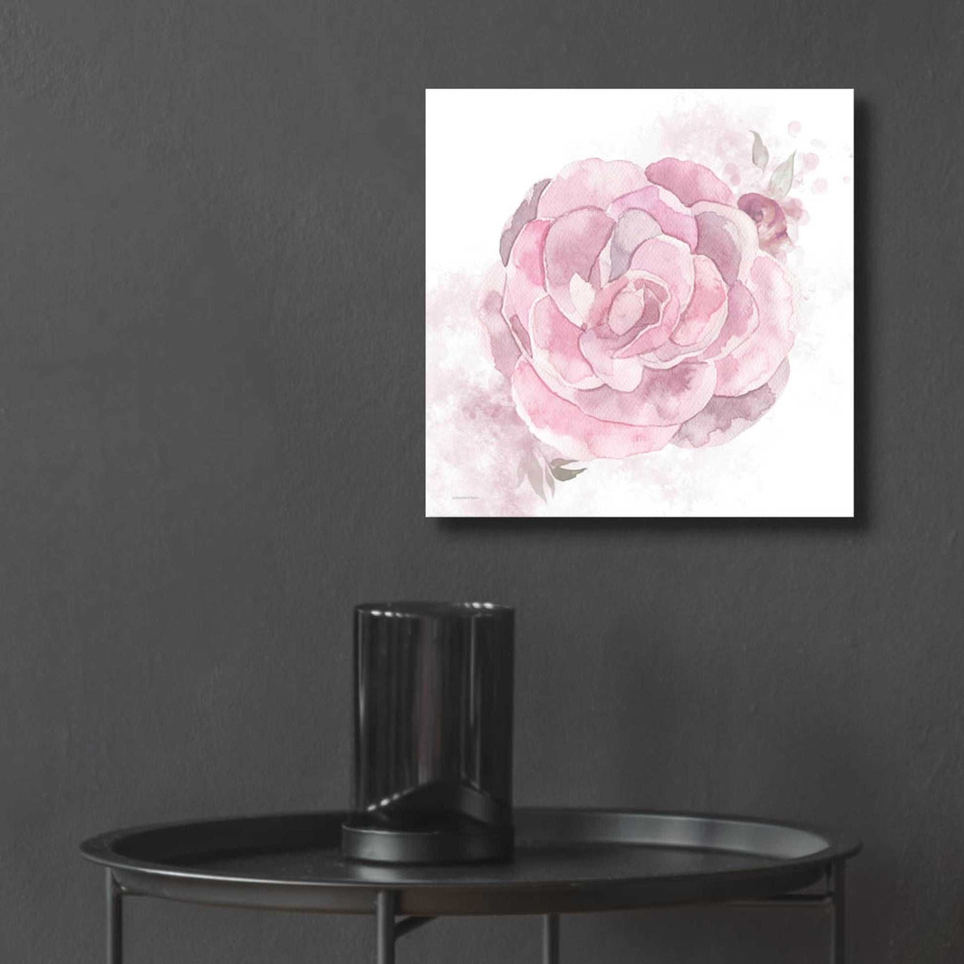 Epic Art 'Cottage Peony II' by Bluebird Barn, Acrylic Glass Wall Art,12x12