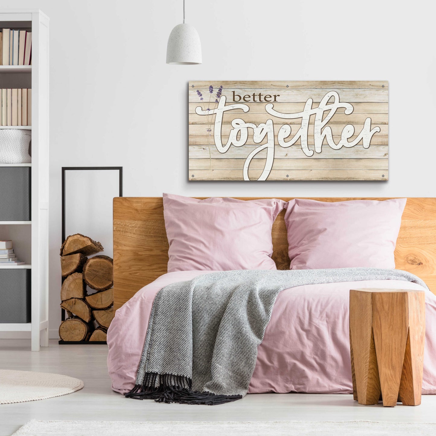 Epic Art 'Better Together' by Susie Boyer, Acrylic Glass Wall Art,48x24