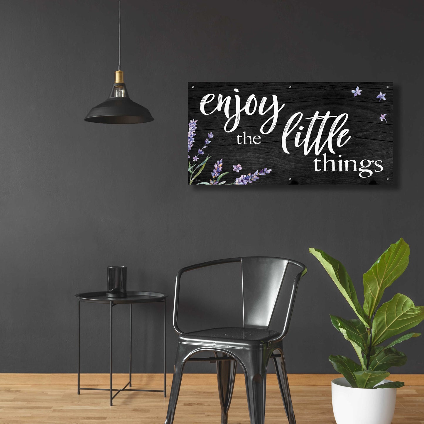 Epic Art 'Enjoy the Little Things  ' by Susie Boyer, Acrylic Glass Wall Art,48x24