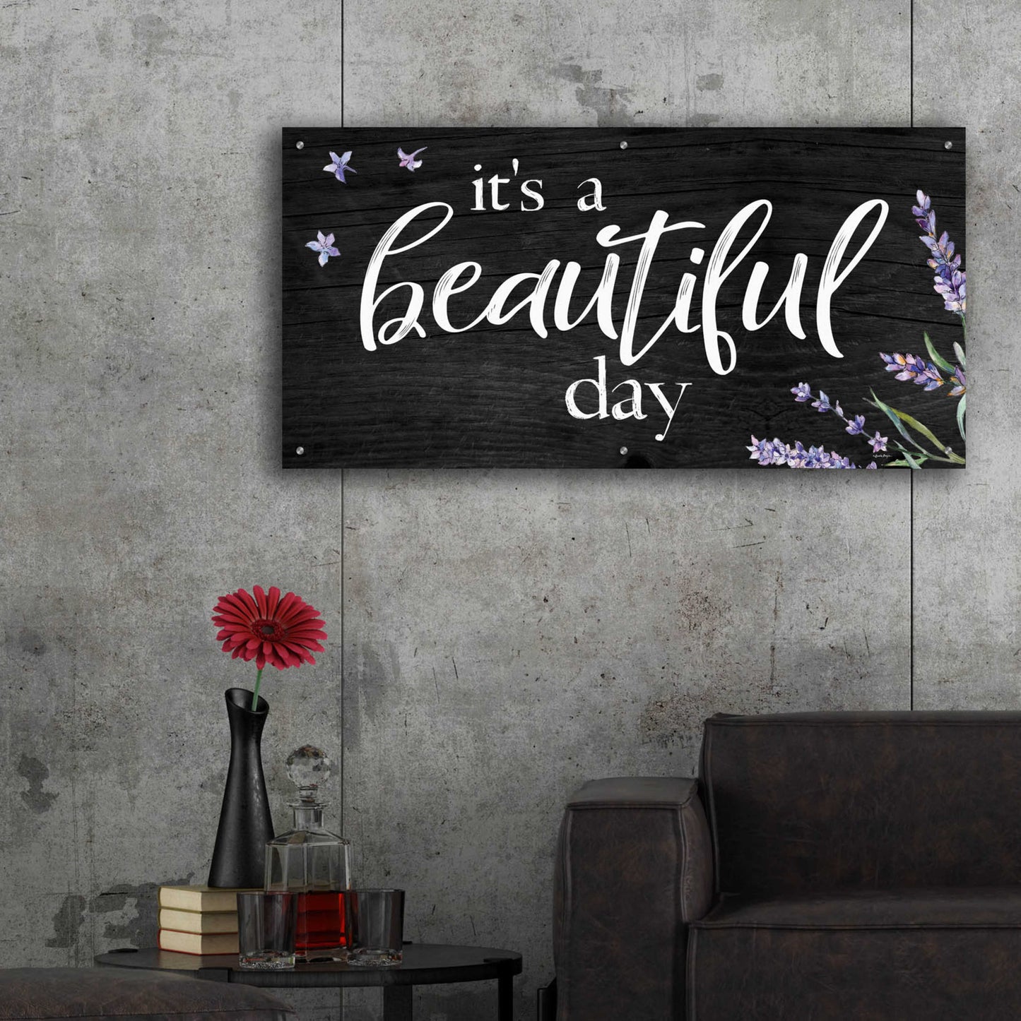 Epic Art 'It's a Beautiful Day    ' by Susie Boyer, Acrylic Glass Wall Art,48x24