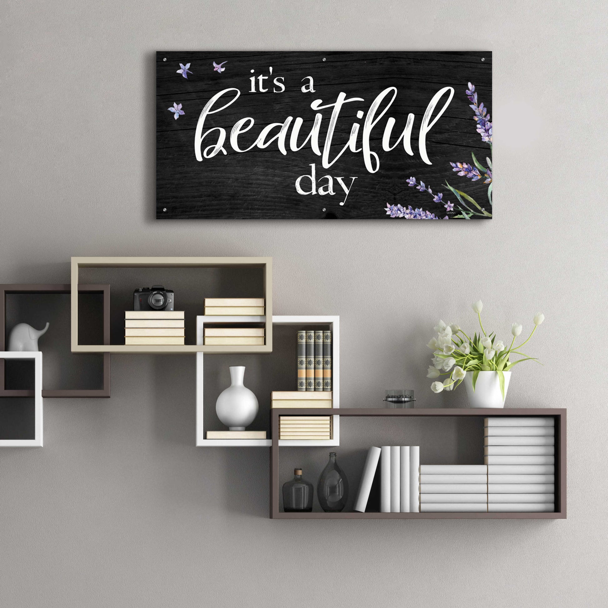 Epic Art 'It's a Beautiful Day    ' by Susie Boyer, Acrylic Glass Wall Art,48x24