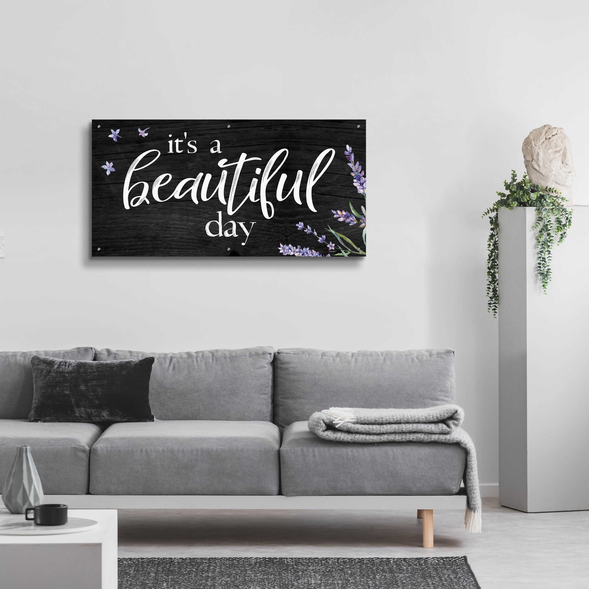 Epic Art 'It's a Beautiful Day    ' by Susie Boyer, Acrylic Glass Wall Art,48x24